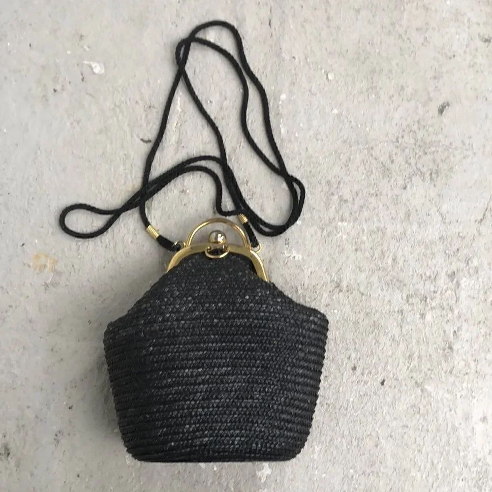 La  Regale straw Bag